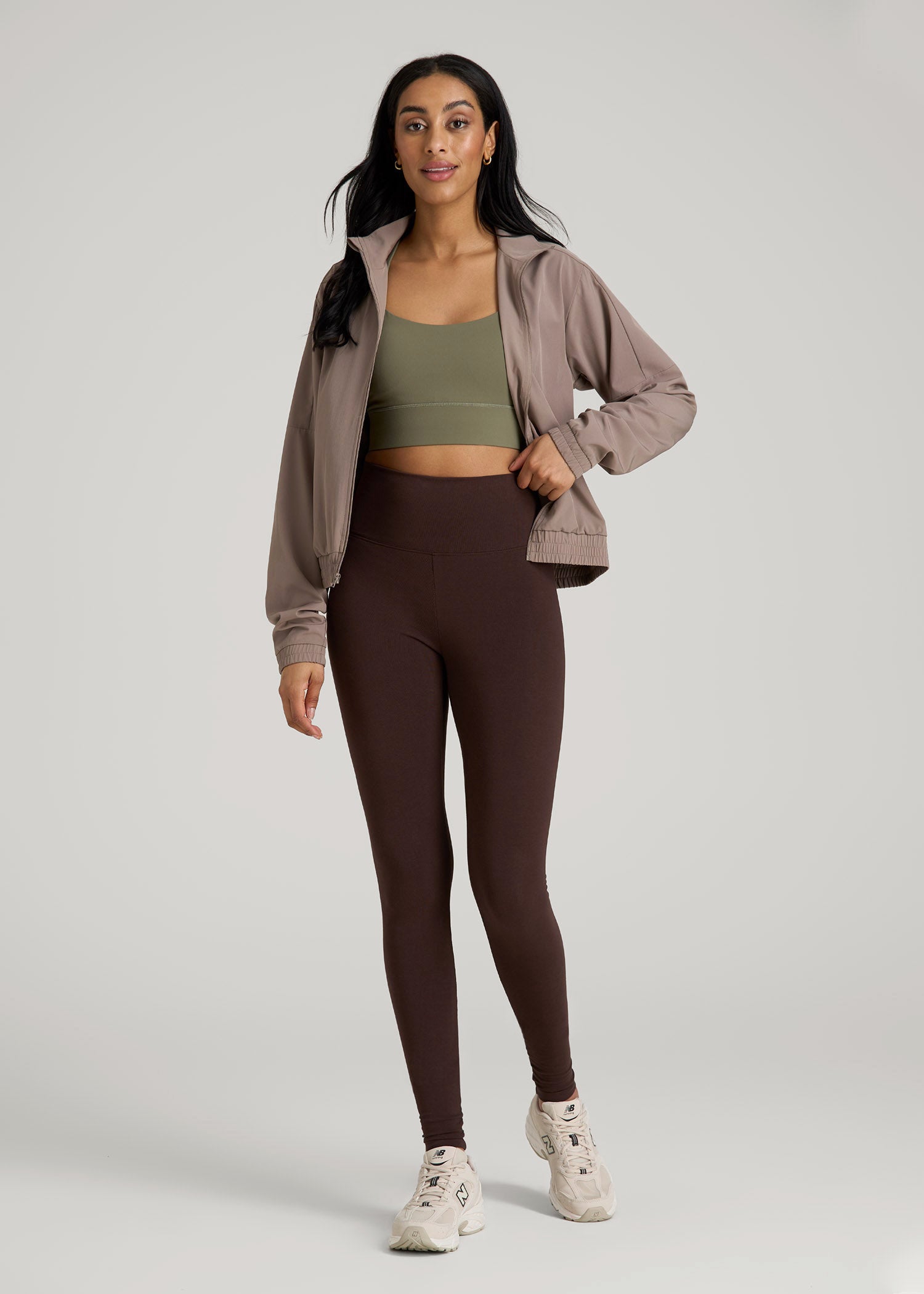American Tall Online | Cotton Leggings for Tall Women in Espresso