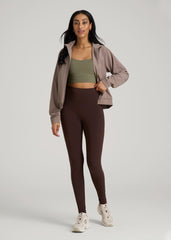 American Tall Online | Cotton Leggings for Tall Women in Espresso