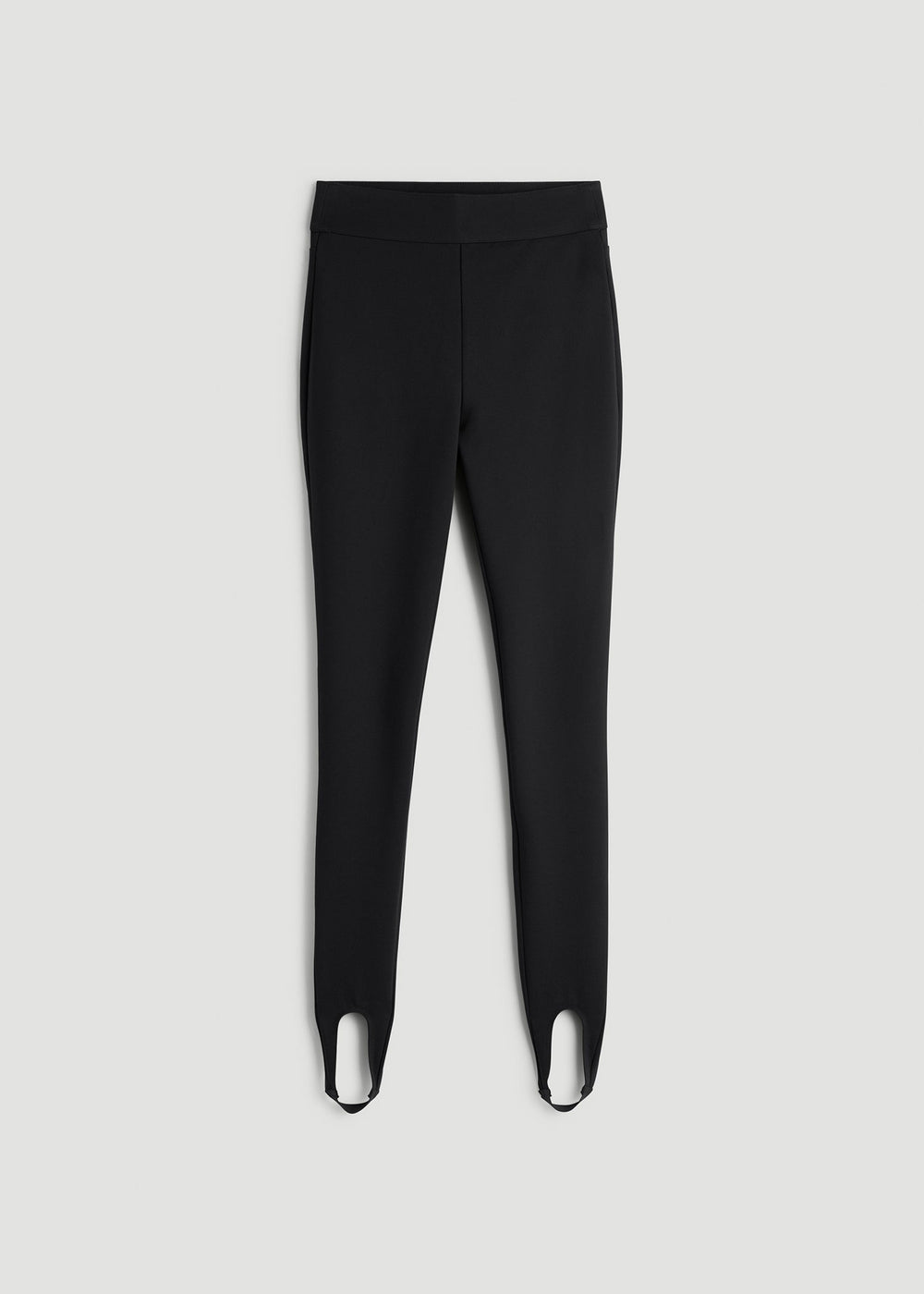 American Tall Sale | Soft Flex Ponte Stirrup Pants  for Tall Women in Black
