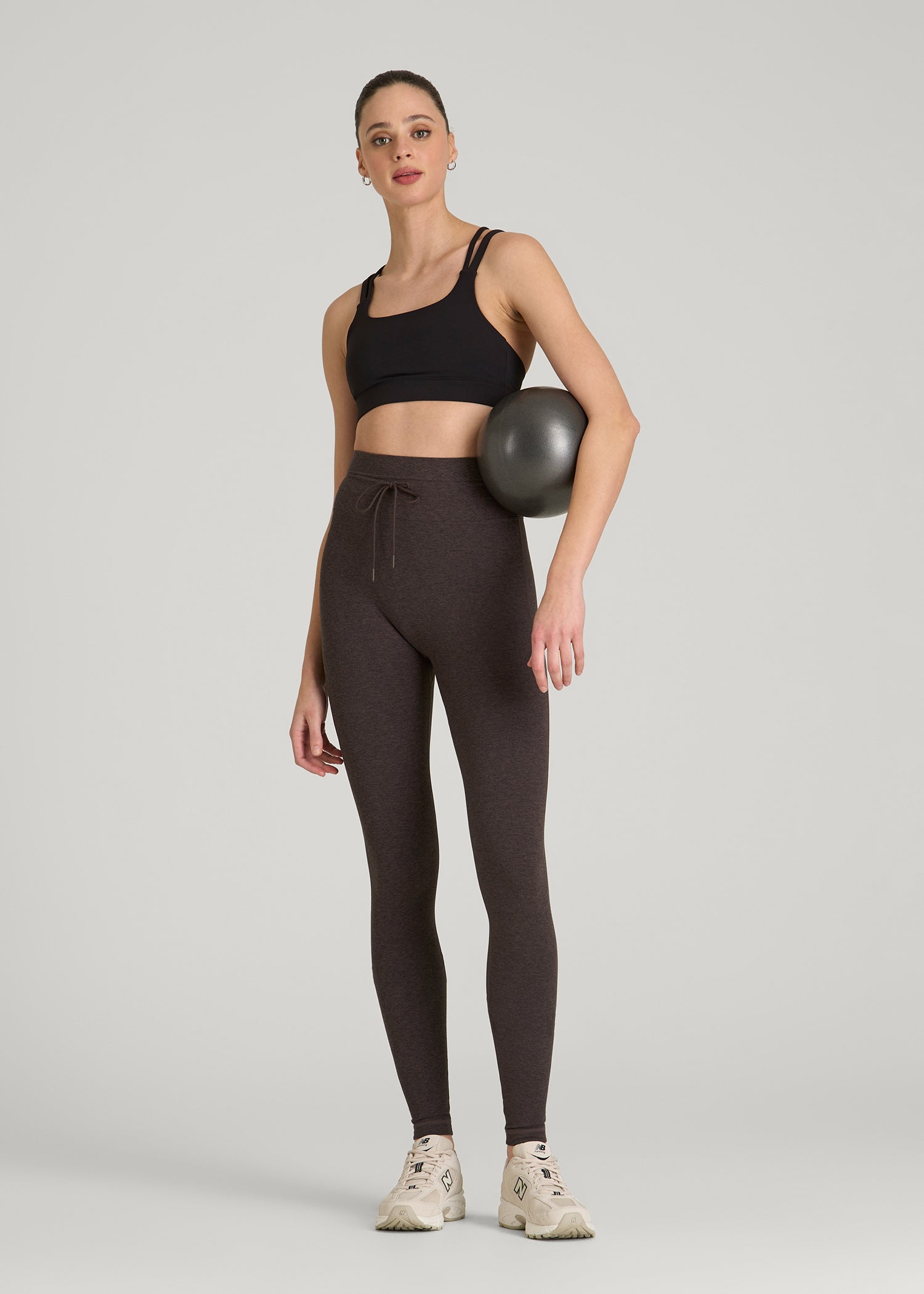 American Tall For Sale | Ultra Soft Yoga Leggings for Tall Women in Espresso Mix