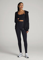 American Tall Online Shop | Balance High-Rise Leggings for Tall Women in Ribbed Black