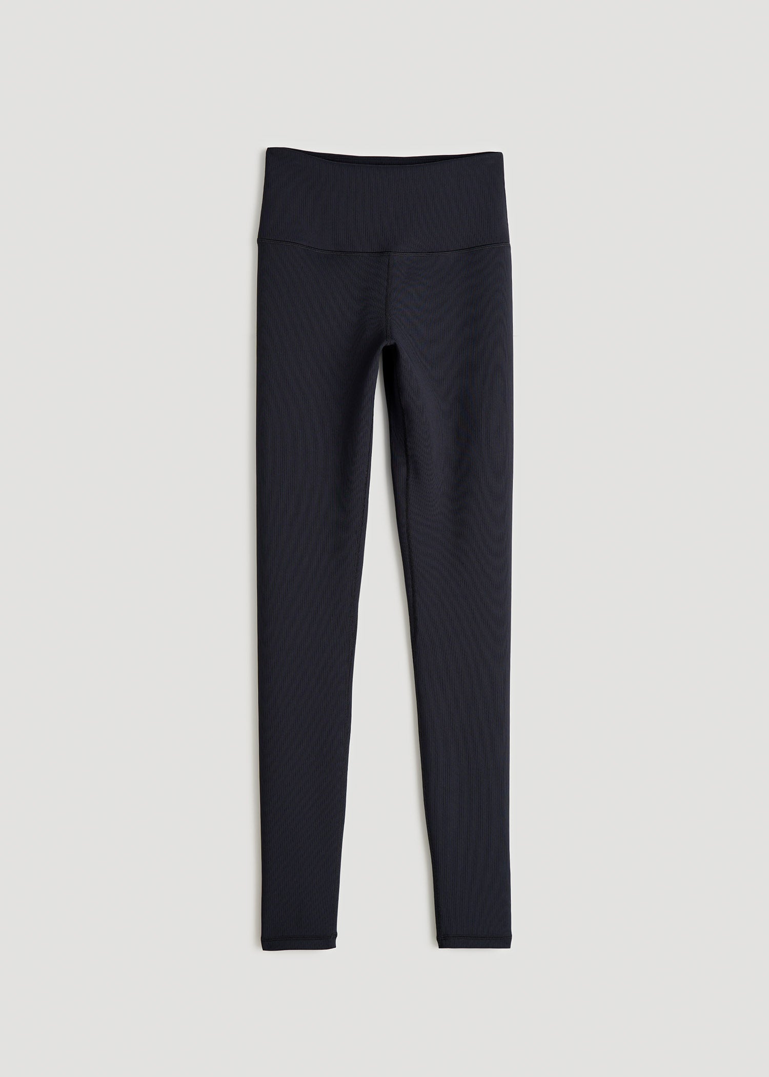 American Tall Online Shop | Balance High-Rise Leggings for Tall Women in Ribbed Black