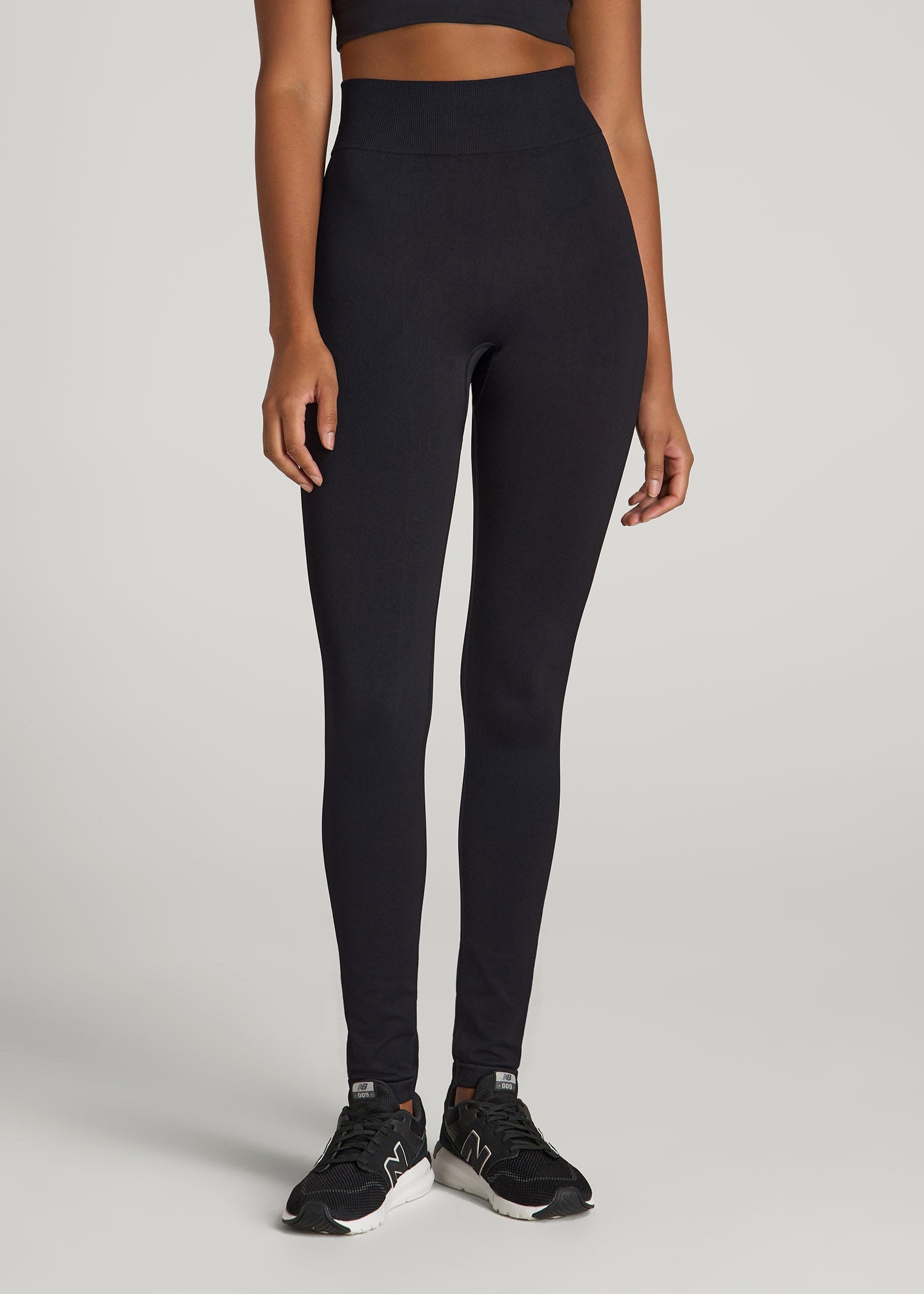 American Tall Discount | Seamless Leggings for Tall Women in Black
