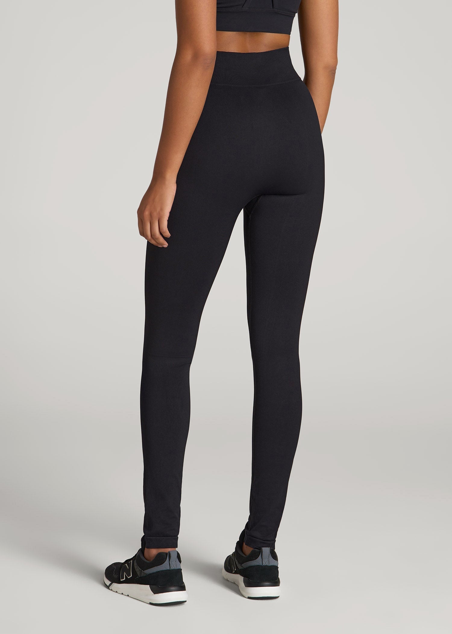 American Tall Discount | Seamless Leggings for Tall Women in Black