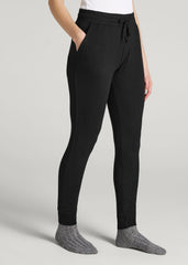 American Tall Outlet | Cozy Lounge Joggers for Tall Women in Black