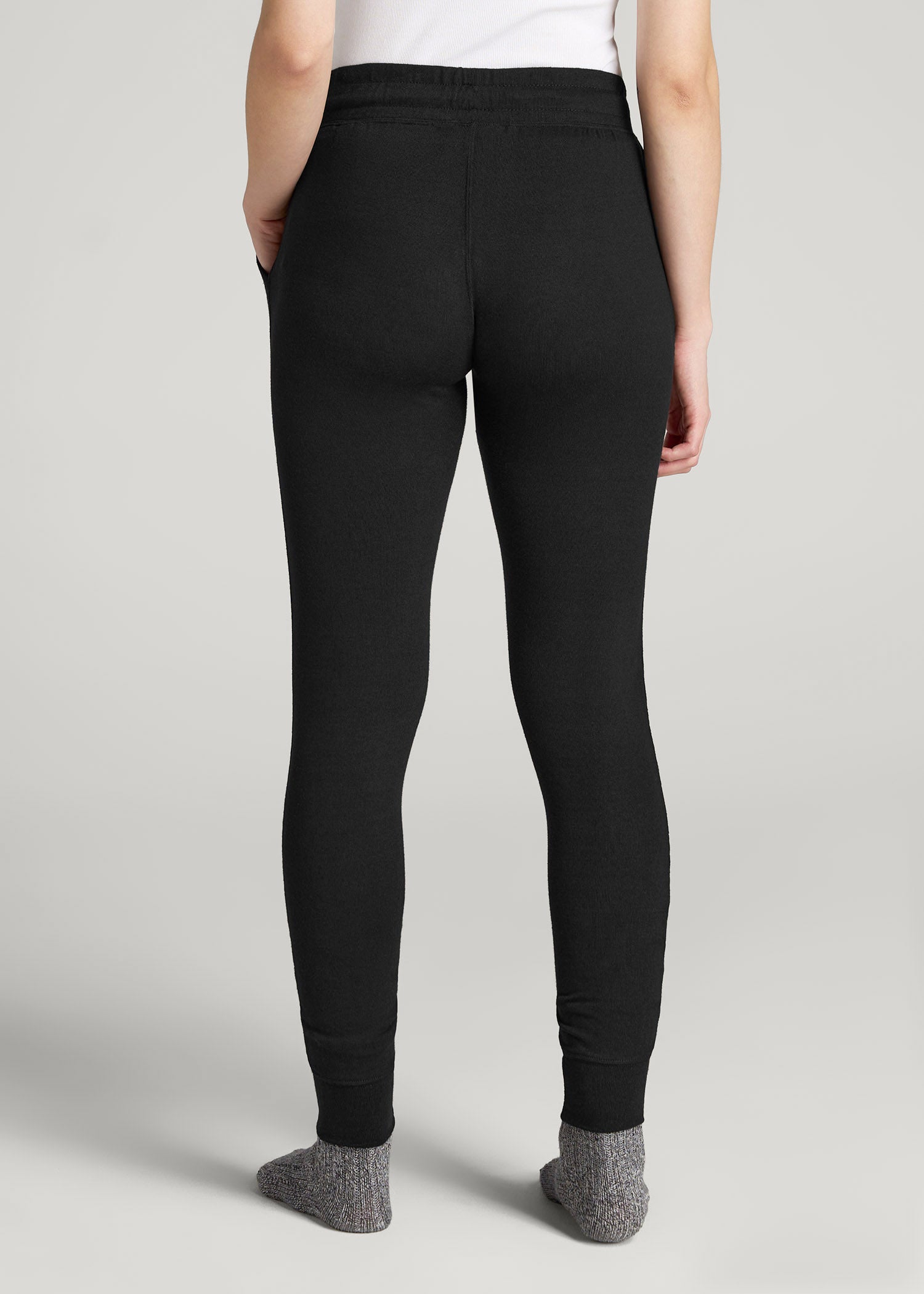 American Tall Outlet | Cozy Lounge Joggers for Tall Women in Black