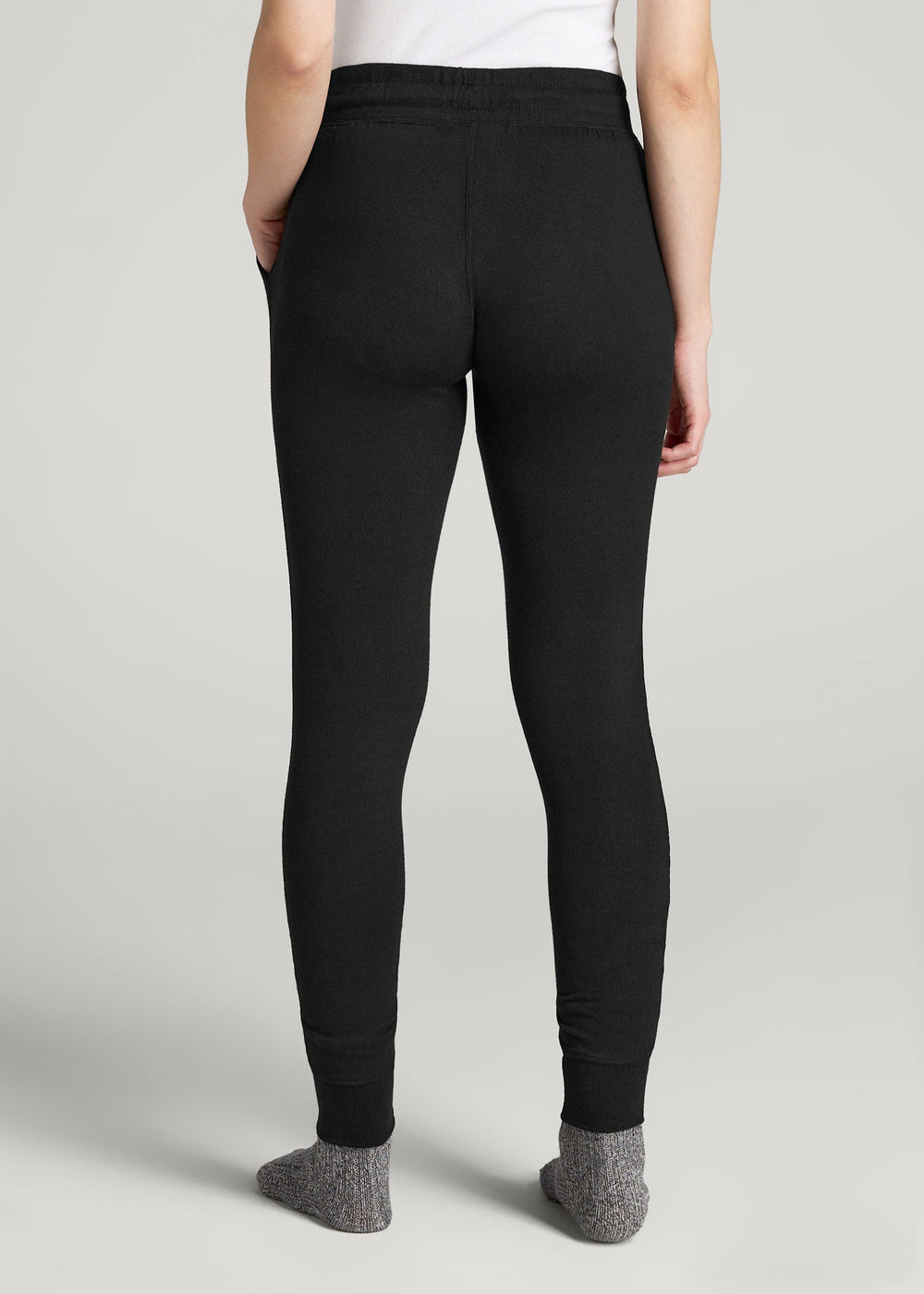 American Tall Outlet | Cozy Lounge Joggers for Tall Women in Black