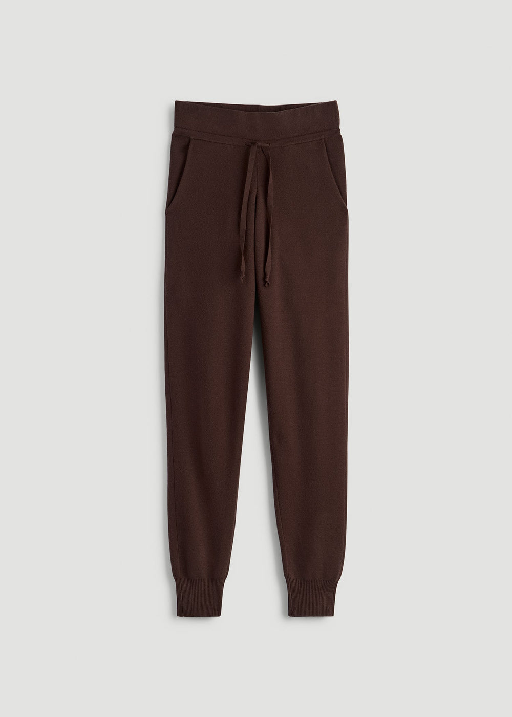 American Tall For Sale | Knit Lounge Joggers for Tall Women in Chocolate