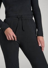 American Tall Online Shop | Ribbed Flare Pants for Tall Women in Black