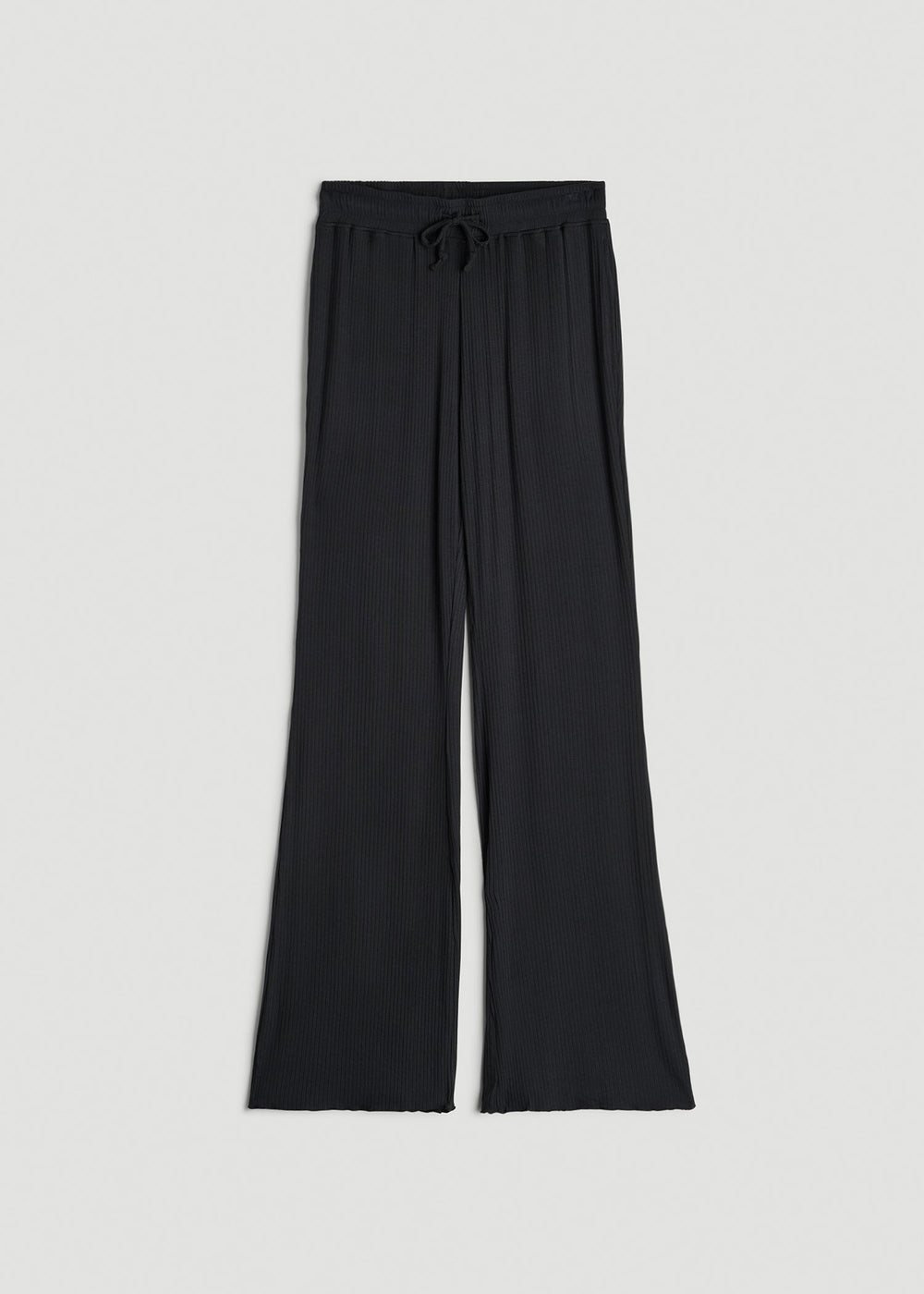 American Tall Online Shop | Ribbed Flare Pants for Tall Women in Black