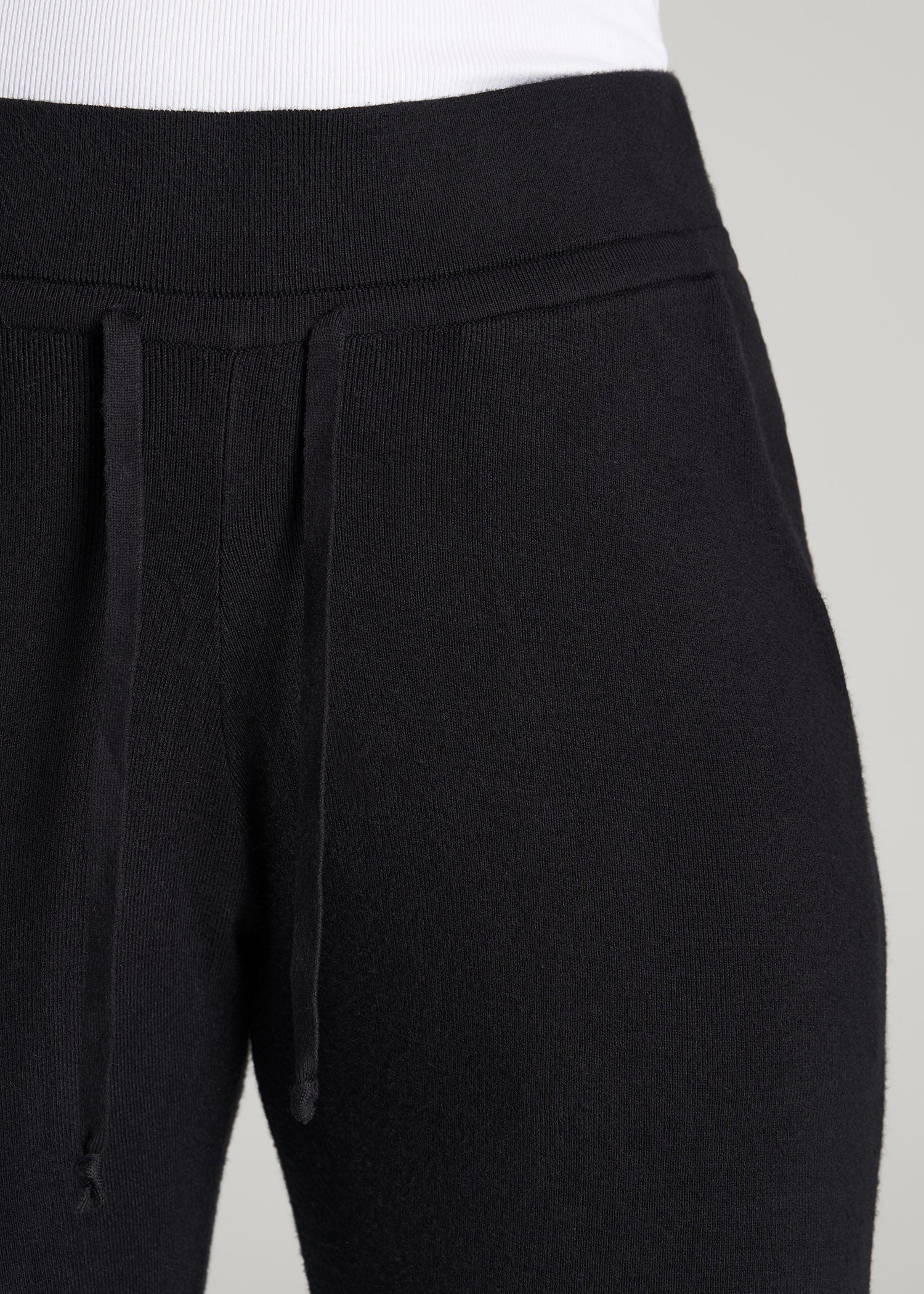 American Tall Online | Knit Lounge Joggers for Tall Women in Black