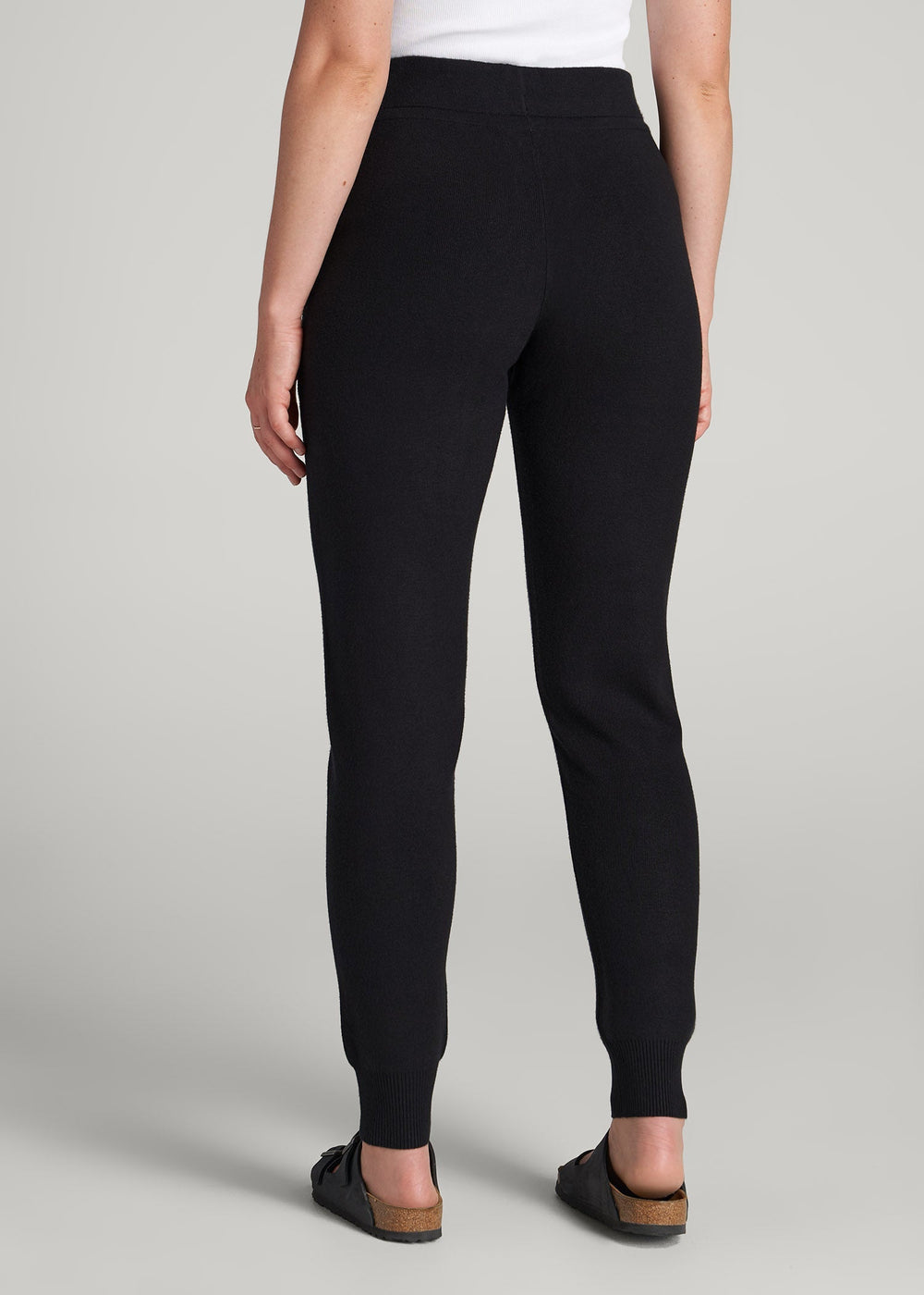 American Tall Online | Knit Lounge Joggers for Tall Women in Black