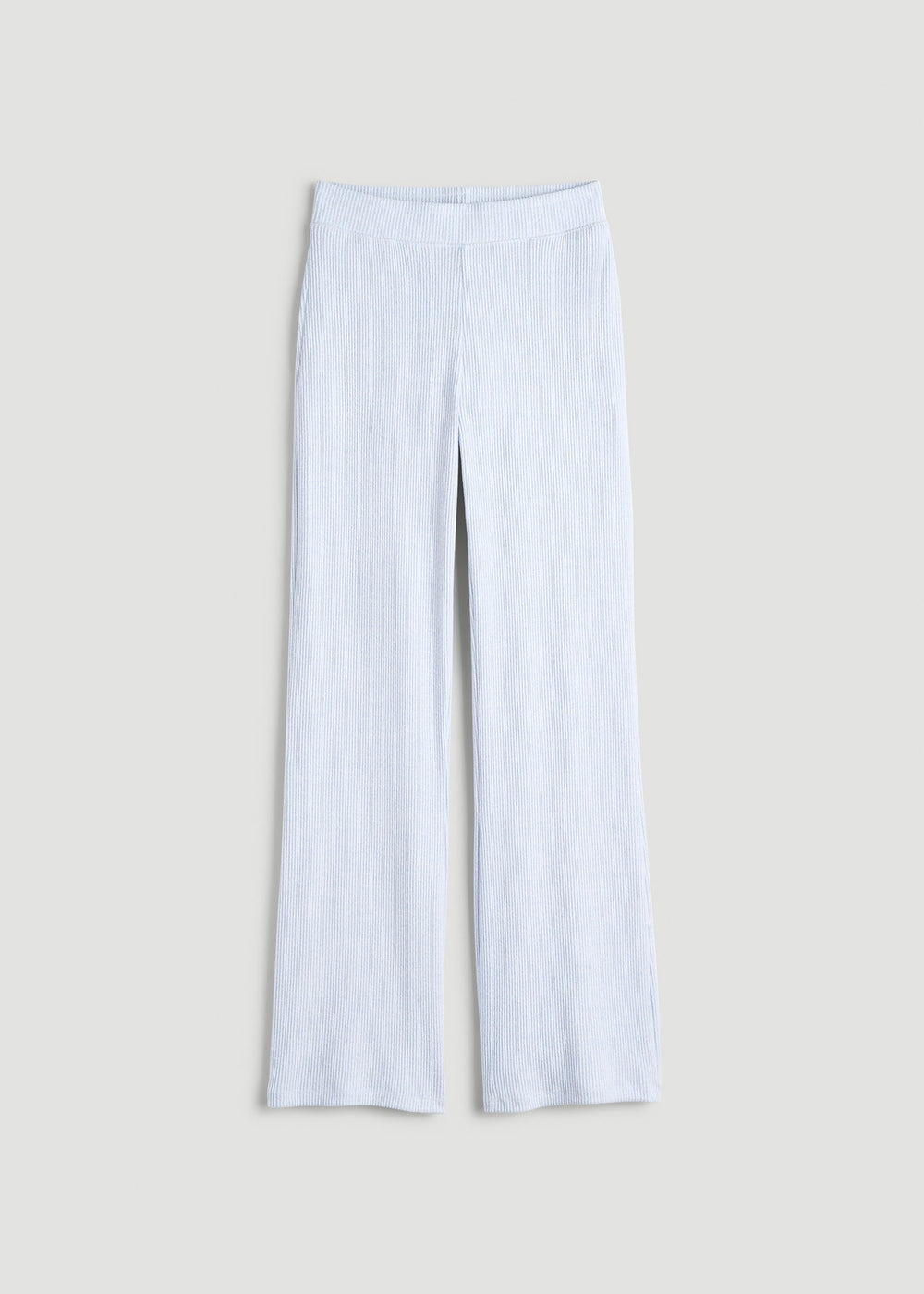 American Tall Sale | Women's Ribbed Flare Lounge Pants for Tall Women in Bluebird Mix