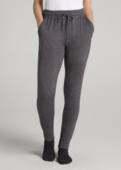 American Tall Discount | Cozy Lounge Joggers for Tall Women in Charcoal Mix