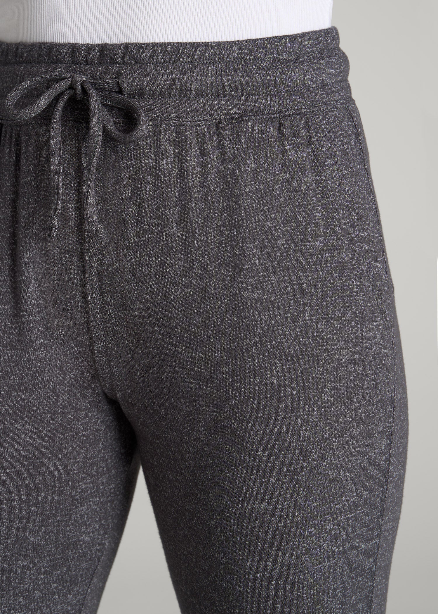 American Tall Discount | Cozy Lounge Joggers for Tall Women in Charcoal Mix