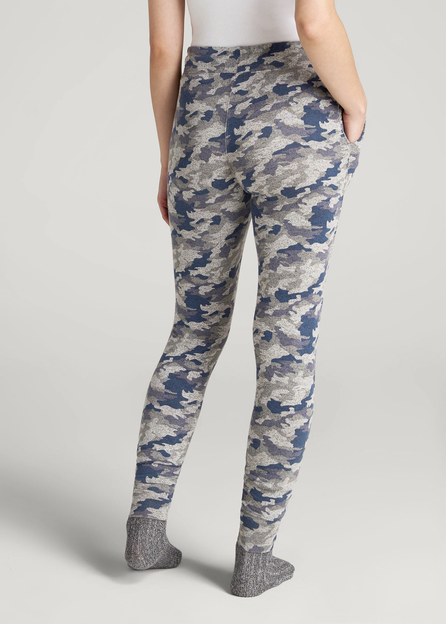 American Tall Sale | Cozy Lounge Joggers for Tall Women in Camo