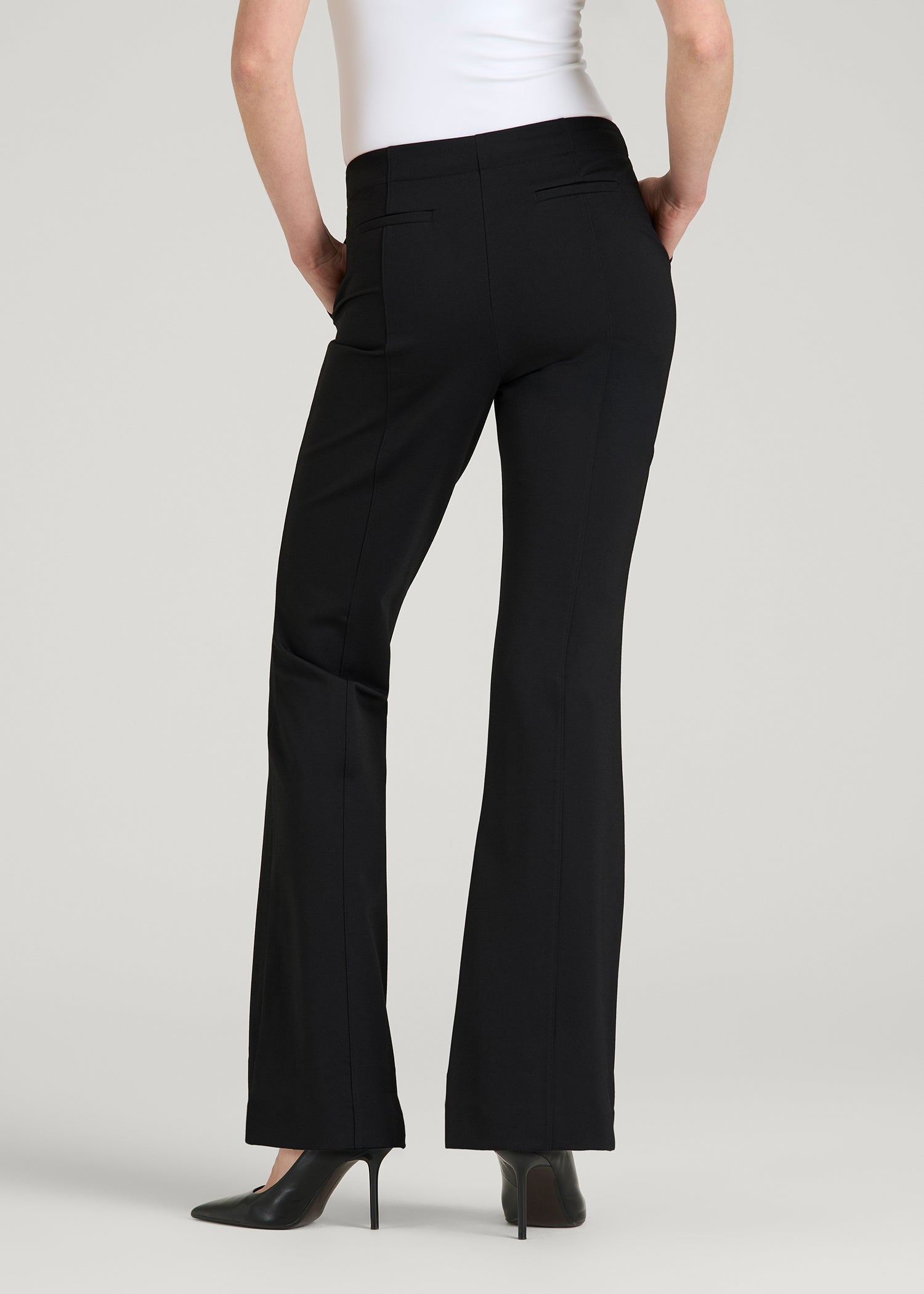 American Tall Online Shop | Freedom Flex Flare Dress Pants for Tall Women in Black