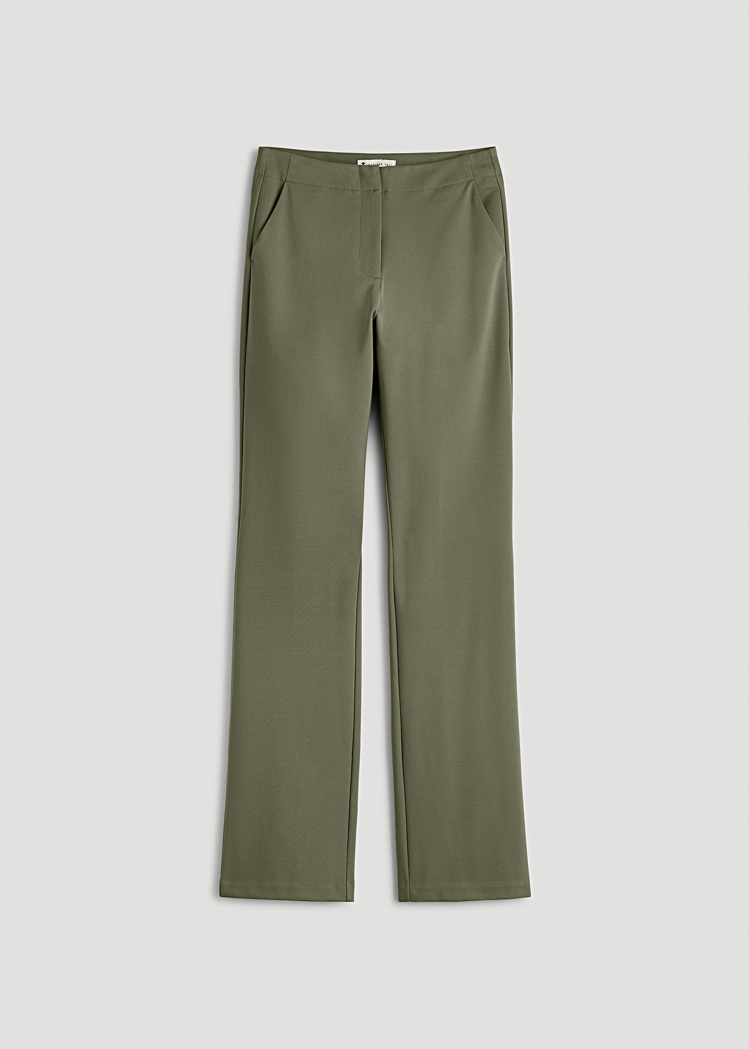 American Tall Online Shop | Freedom Flex Slim Straight Leg Dress Pants for Tall Women in Olive