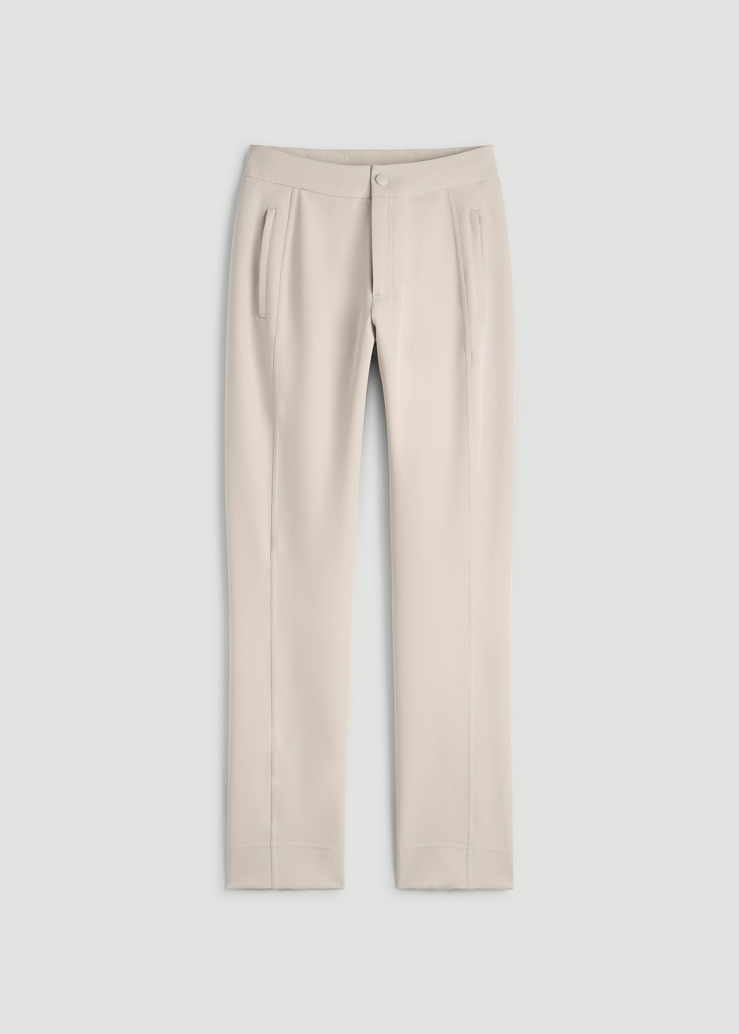 American Tall Outlet | Traveler Tapered Fit Pant for Tall Women in Drywall Tan
