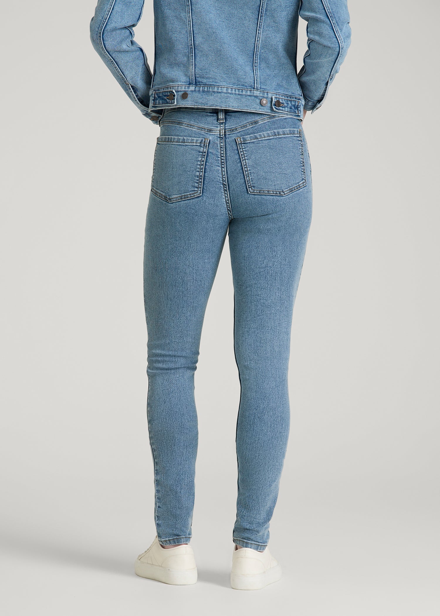 American Tall For Sale | Georgia High-Rise Skinny Jeans for Tall Women in Perfect Blue