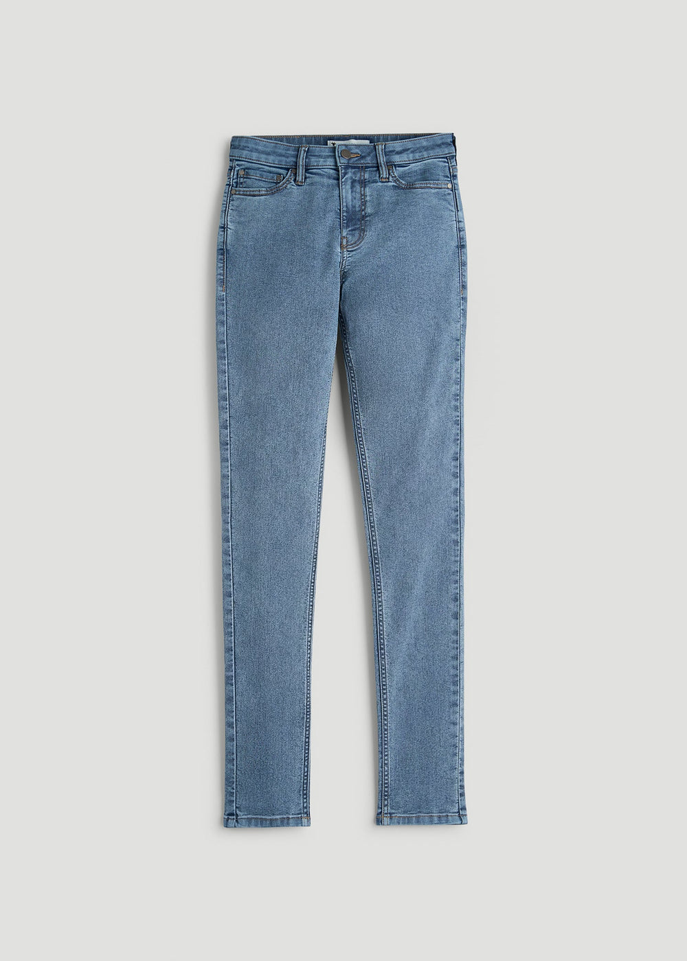 American Tall Sale | Sarah Mid-Rise Skinny Jeans for Tall Women in Perfect Blue