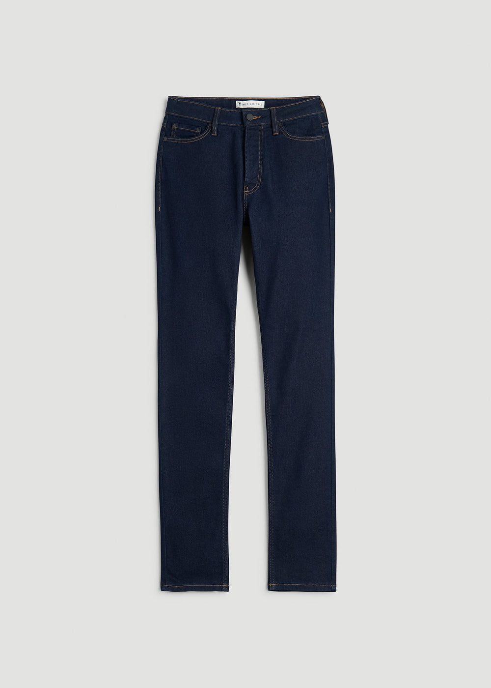 American Tall Discount | Curve High Rise Skinny Leg Jeans for Tall Women in Deep Indigo Wash