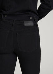 American Tall Online | Georgia High-Rise Skinny Jeans for Tall Women in Optimum Black