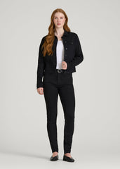 American Tall Online | Georgia High-Rise Skinny Jeans for Tall Women in Optimum Black