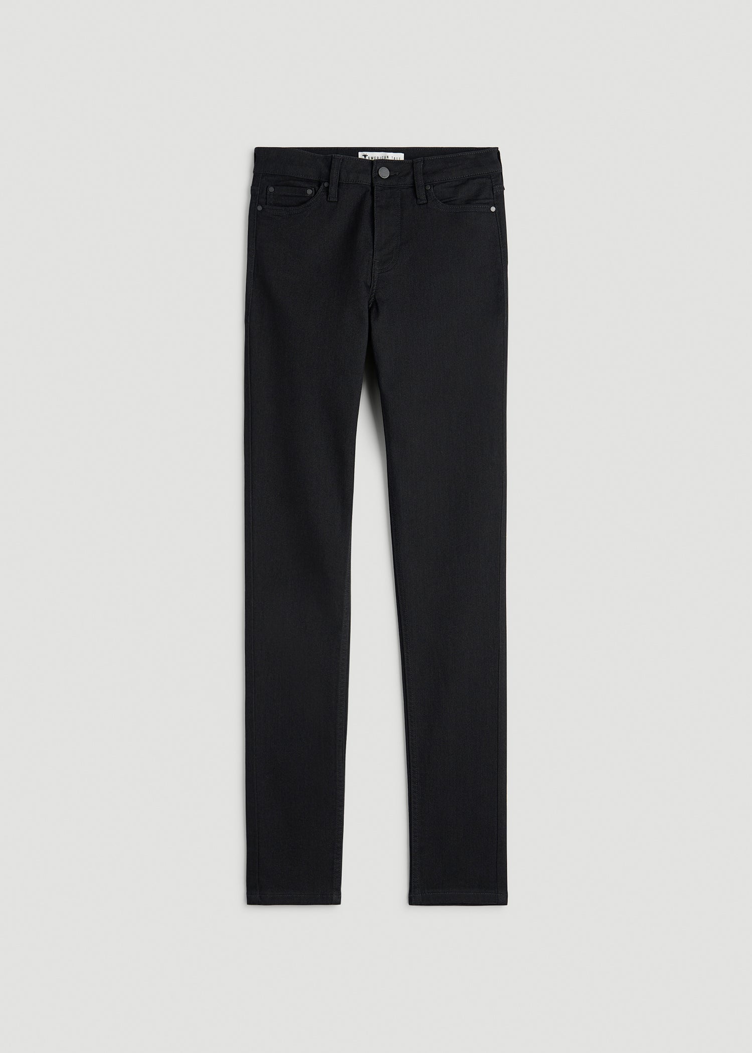 American Tall Online | Sarah Mid-Rise Skinny Jeans for Tall Women in Optimum Black