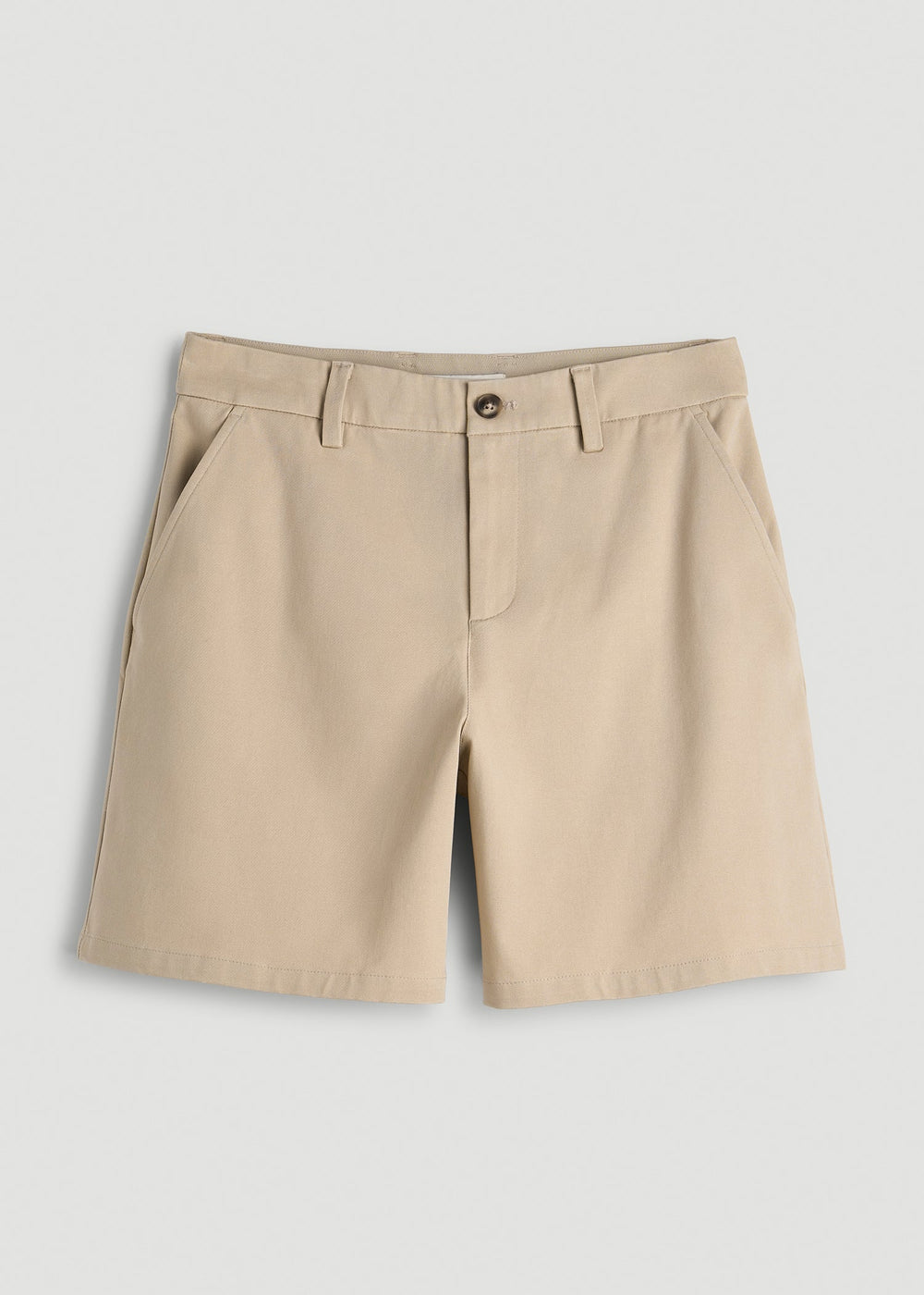 American Tall Online Shop | Stretch Commuter Chino Shorts for Tall Women in Warm Taupe