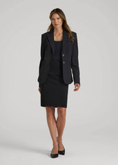American Tall Outlet | Freedom Flex Pencil Skirt for Tall Women in Black
