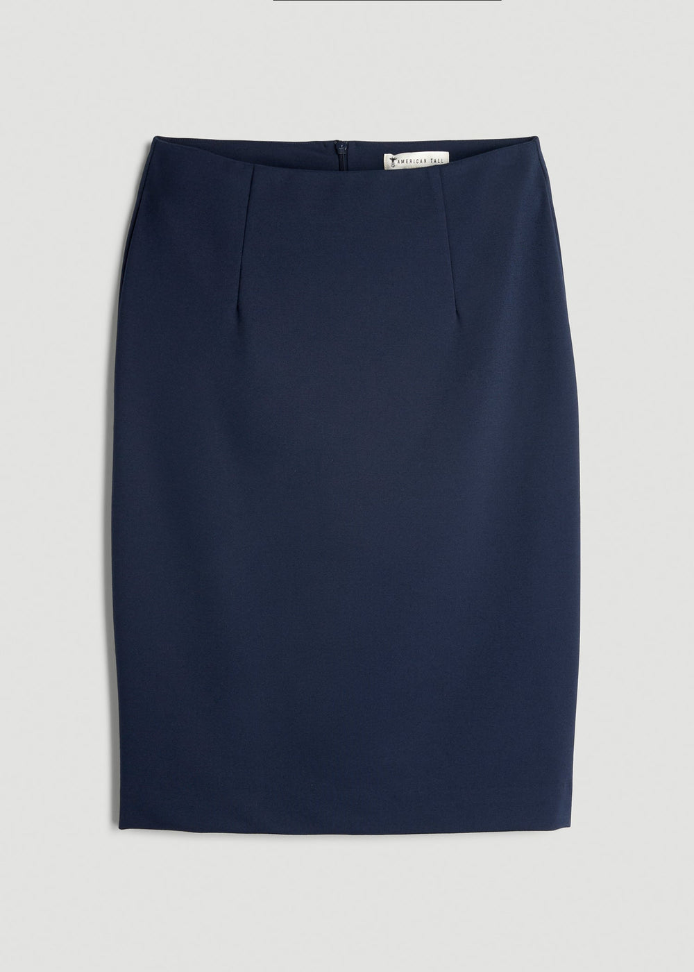 American Tall Sale | Freedom Flex Pencil Skirt for Tall Women in Navy