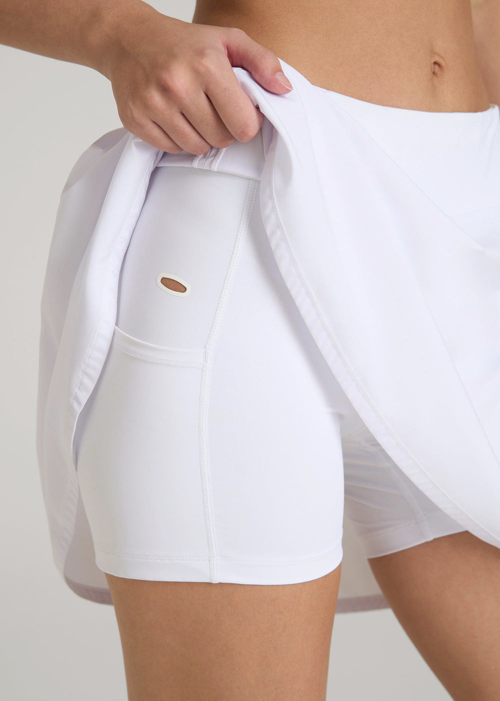 American Tall Online | Athletic Skort for Tall Women in Bright White