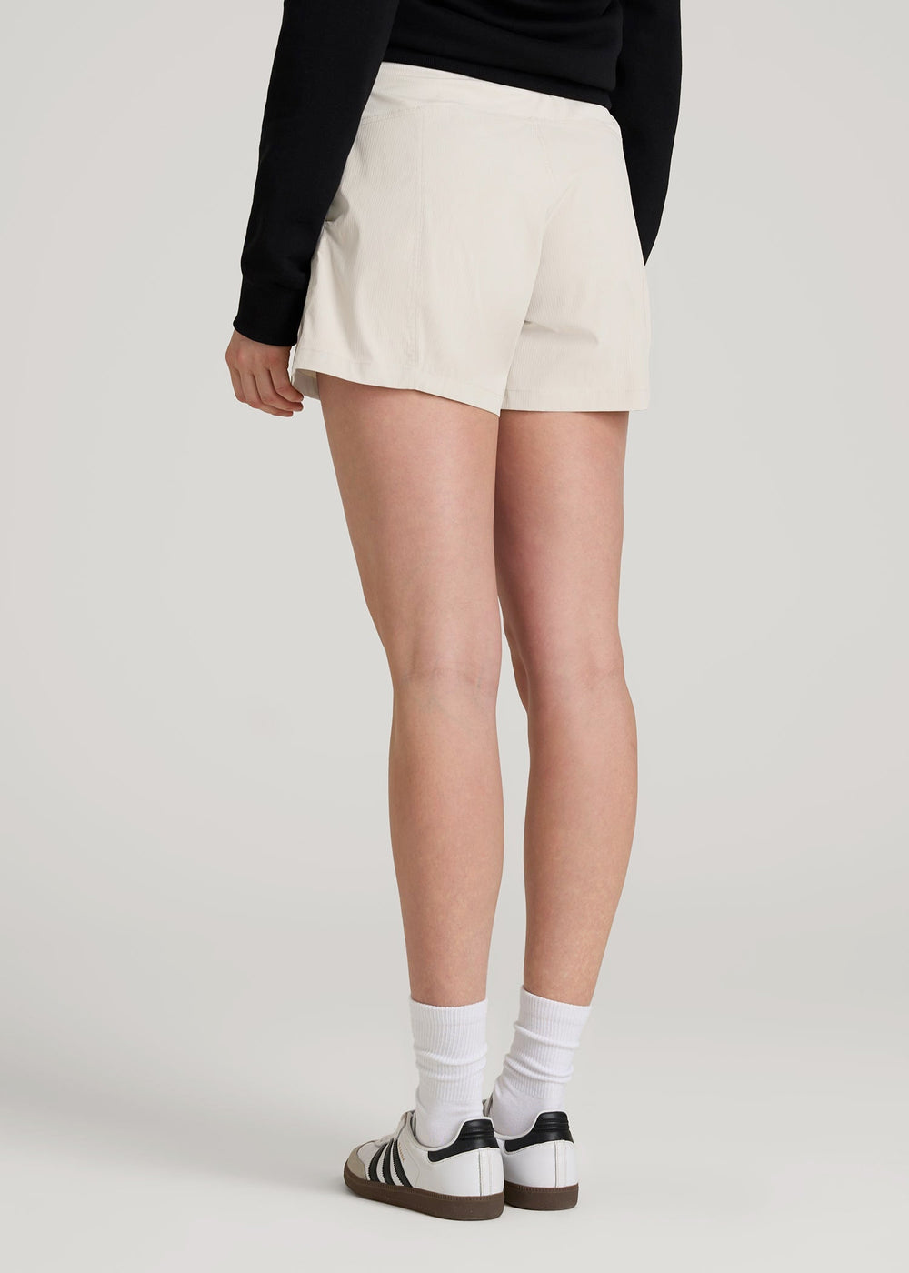 American Tall Sale | High Rise After Practice Short for Tall Women in Stone