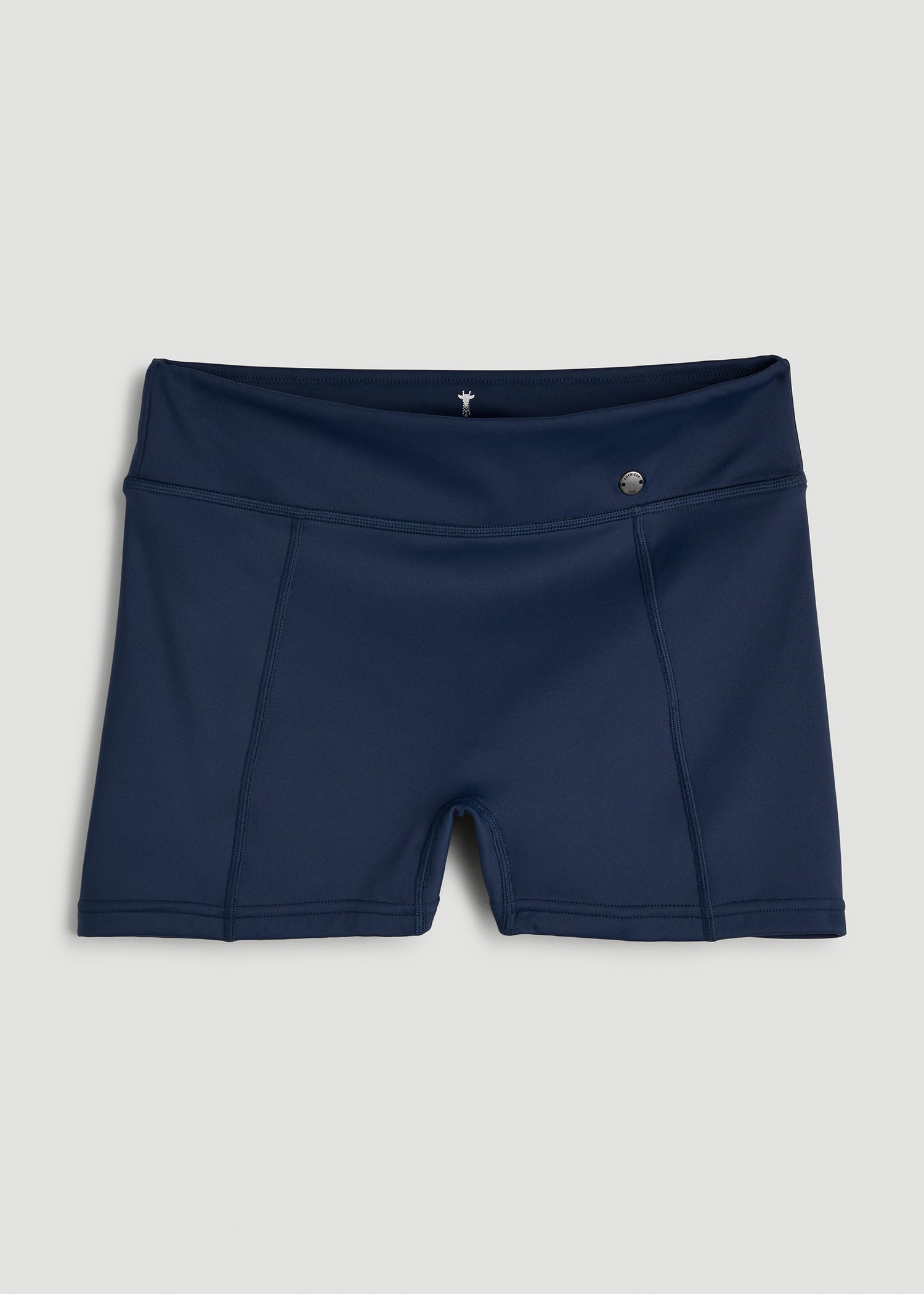 American Tall Online | Fitted Hybrid Shorts for Tall Women in Navy Blue
