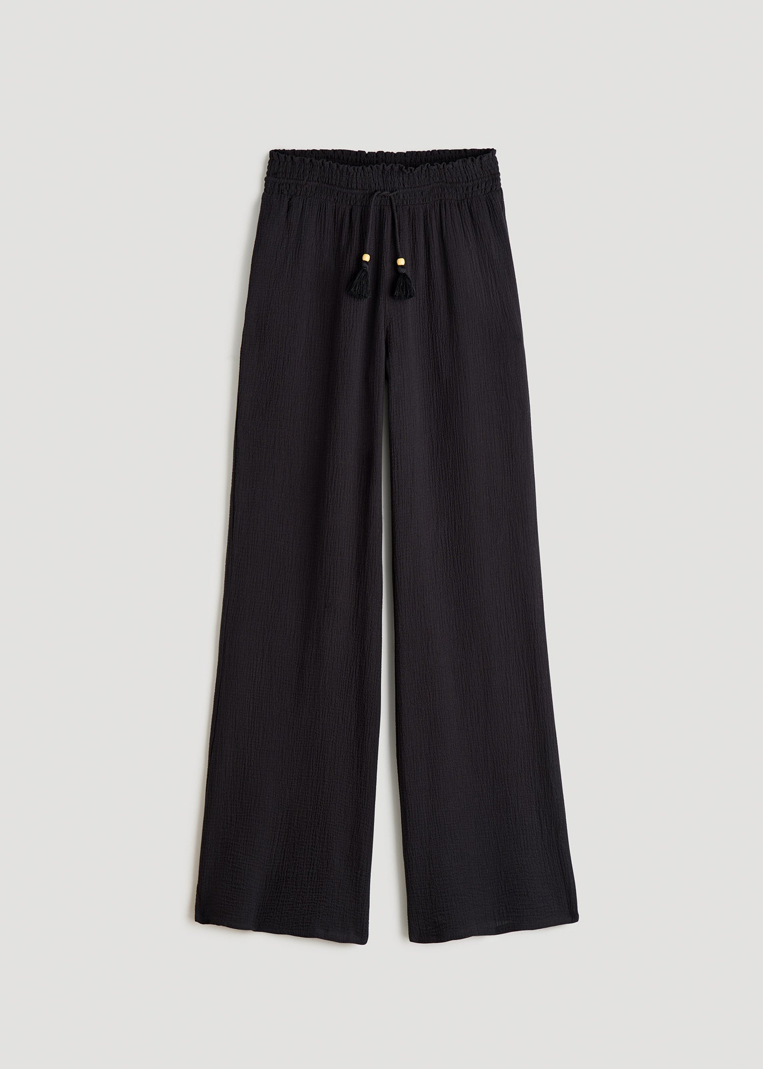 American Tall Online Shop | Gauze Cover Up Pants for Tall Women in Black