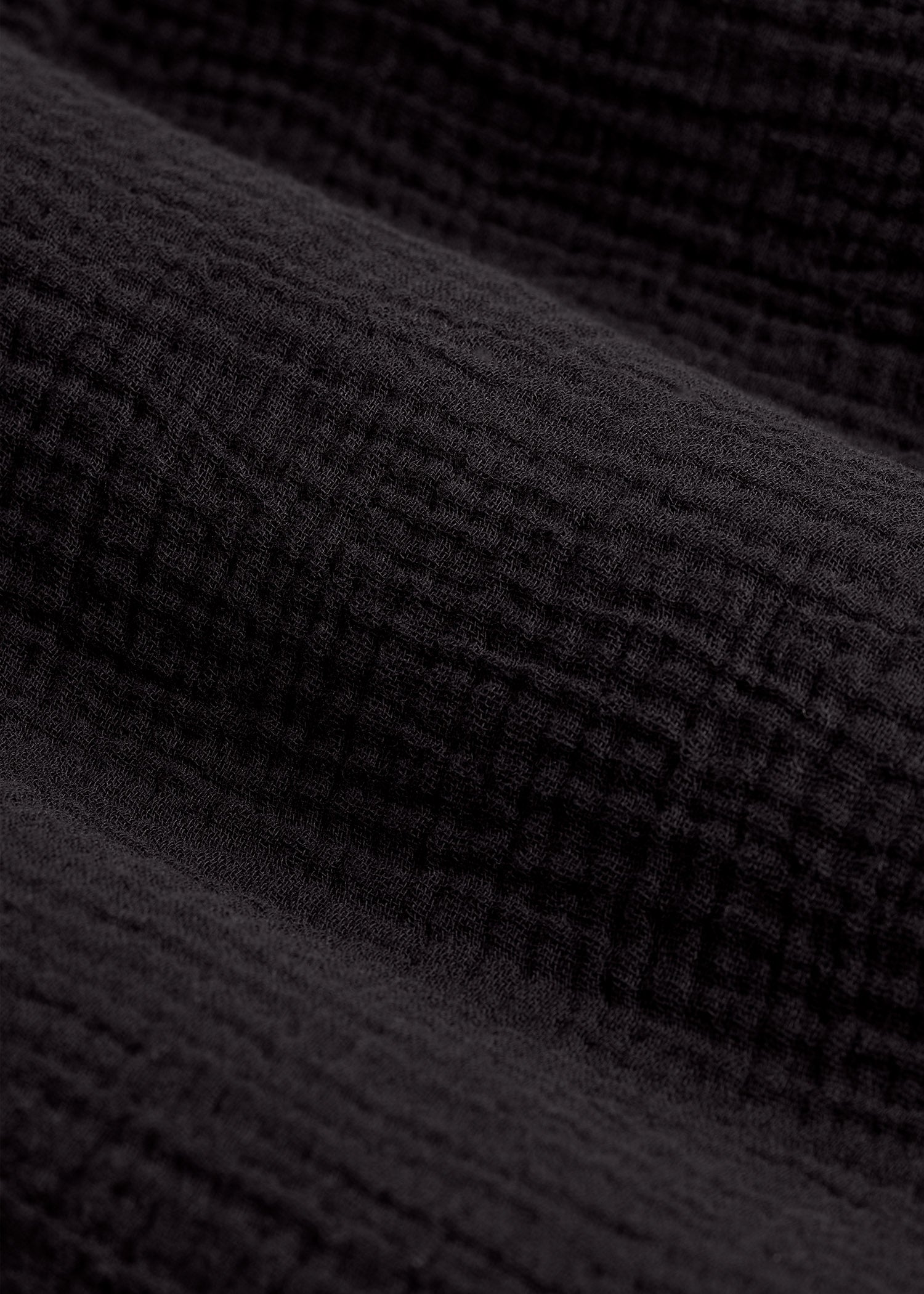 American Tall Sale | Gauze Shirt Dress for Tall Women in Black