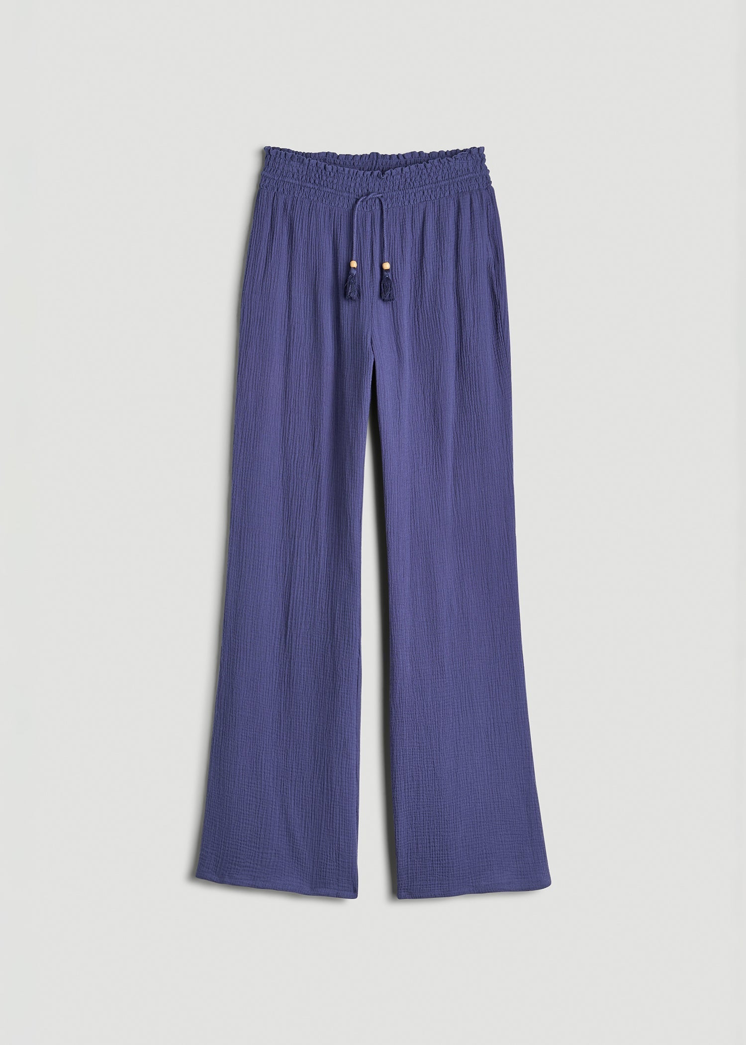 American Tall For Sale | Gauze Cover Up Pants for Tall Women in Future Dusk