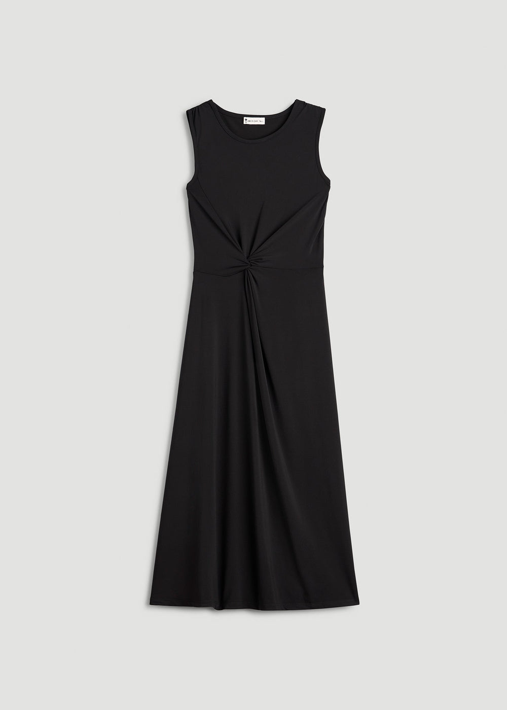 American Tall Online Shop | Sleeveless Knot Front Dress for Tall Women in Black