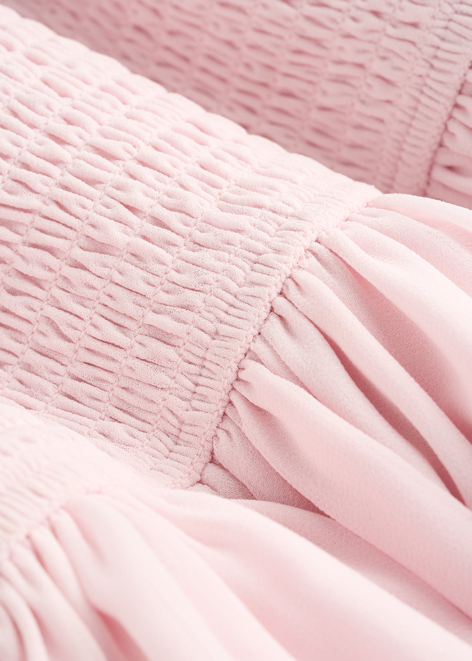 American Tall For Sale | Chiffon Mini Gumdrop Dress for Tall Women in Barely Pink