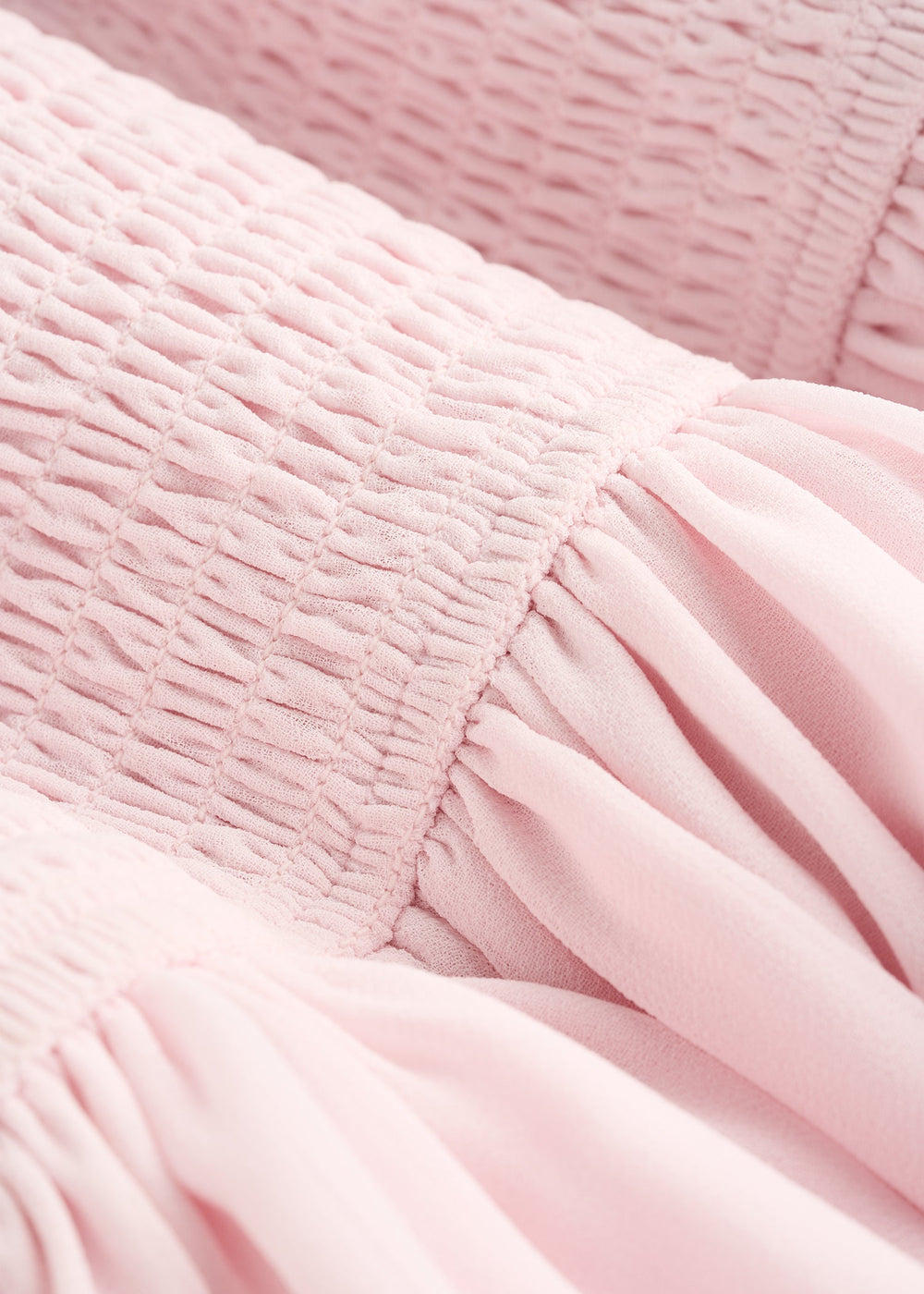 American Tall For Sale | Chiffon Mini Gumdrop Dress for Tall Women in Barely Pink