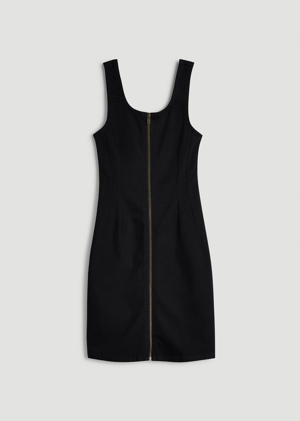American Tall Online Shop | Short Denim Tank Dress for Tall Women in Optimum Black
