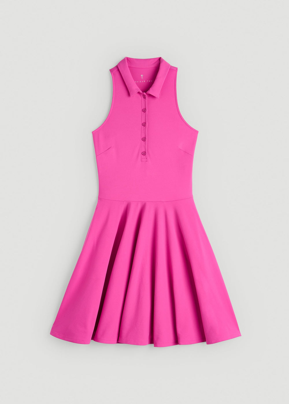 American Tall Online | Balance Racerback Sleeveless Polo Dress for Tall Women in Magenta