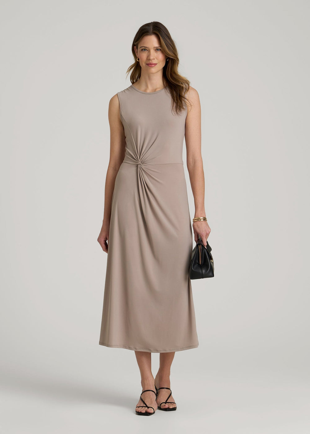 American Tall For Sale | Sleeveless Knot Front Dress for Tall Women in Atmosphere