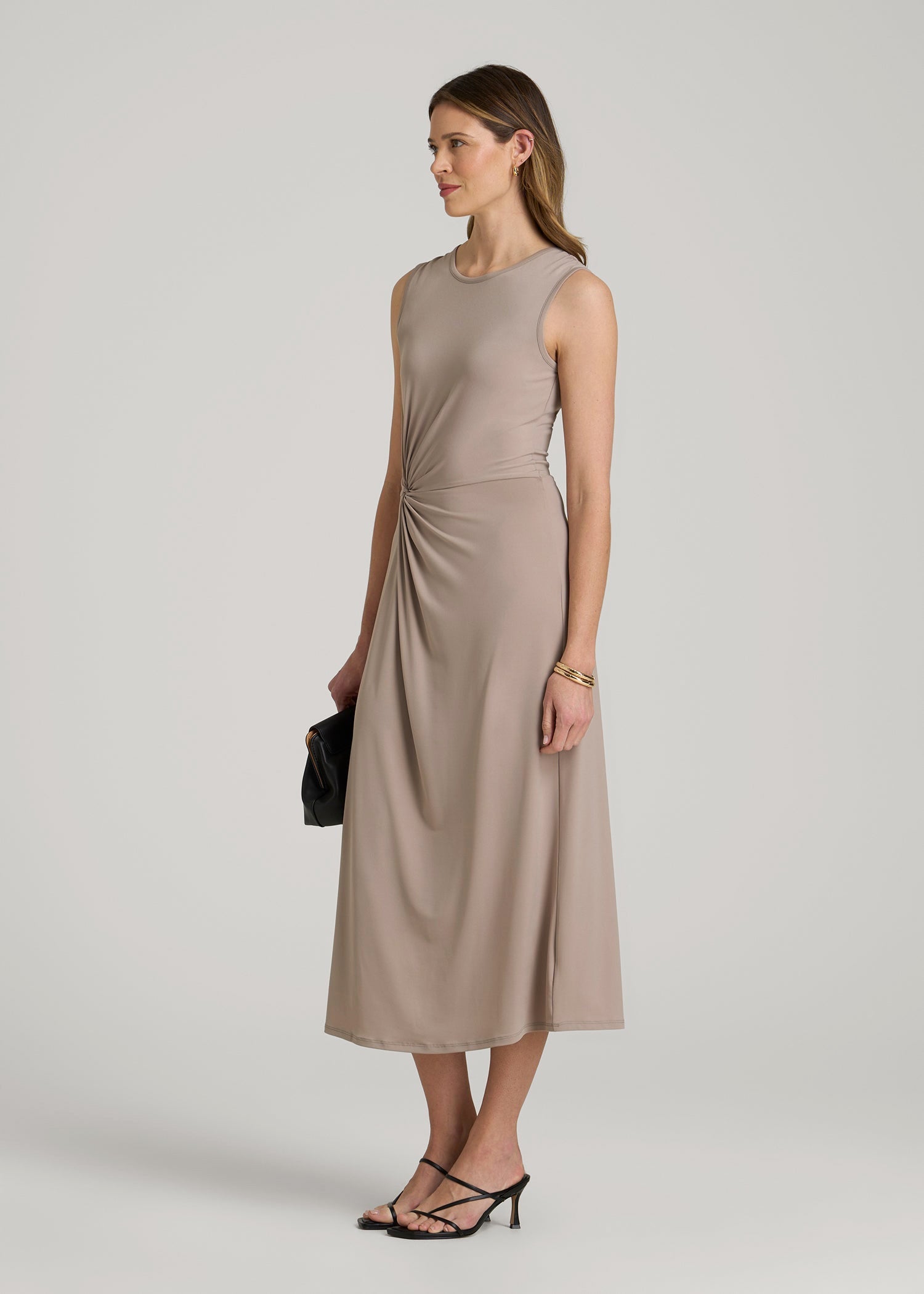 American Tall For Sale | Sleeveless Knot Front Dress for Tall Women in Atmosphere