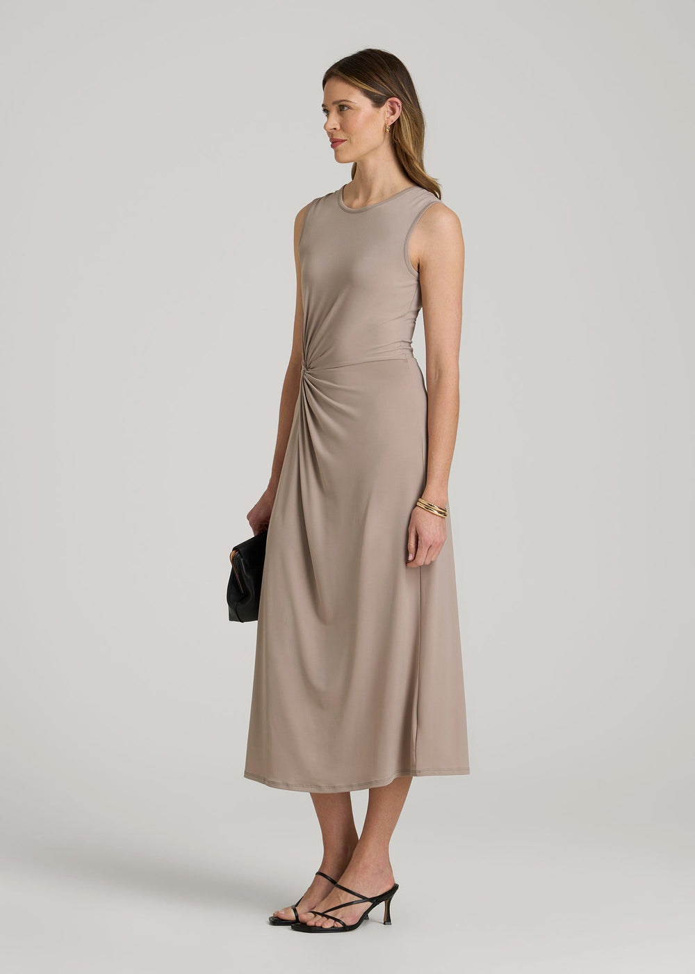 American Tall For Sale | Sleeveless Knot Front Dress for Tall Women in Atmosphere