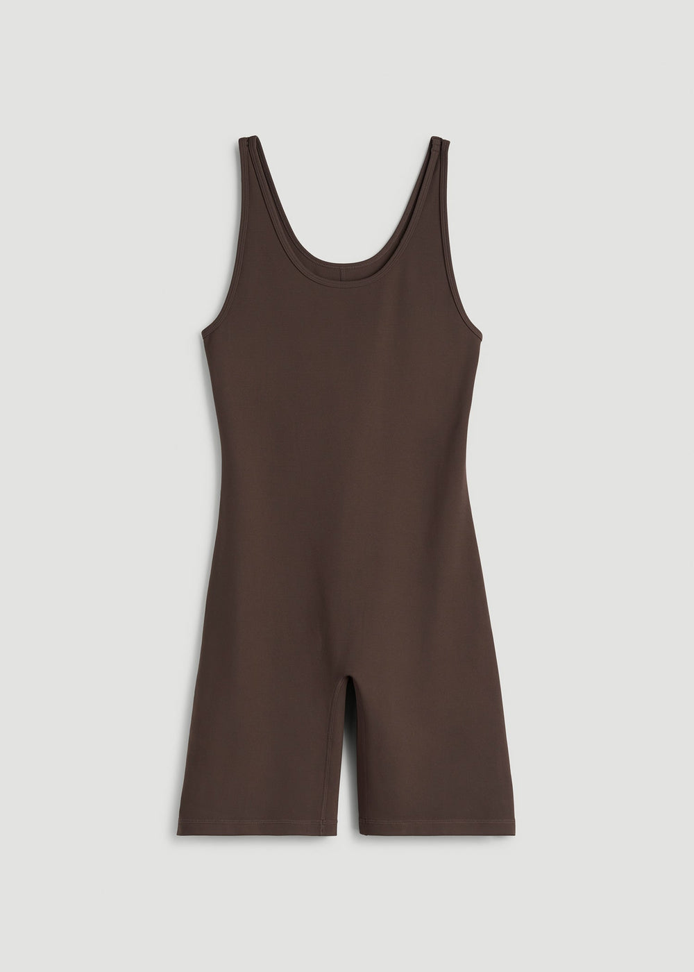 American Tall Discount | Balance Scoopneck Romper for Tall Women in Espresso