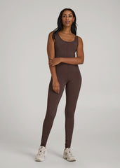 American Tall Outlet | Balance Scoop Neck Jumpsuit for Tall Women in Espresso