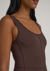 American Tall Outlet | Balance Scoop Neck Jumpsuit for Tall Women in Espresso