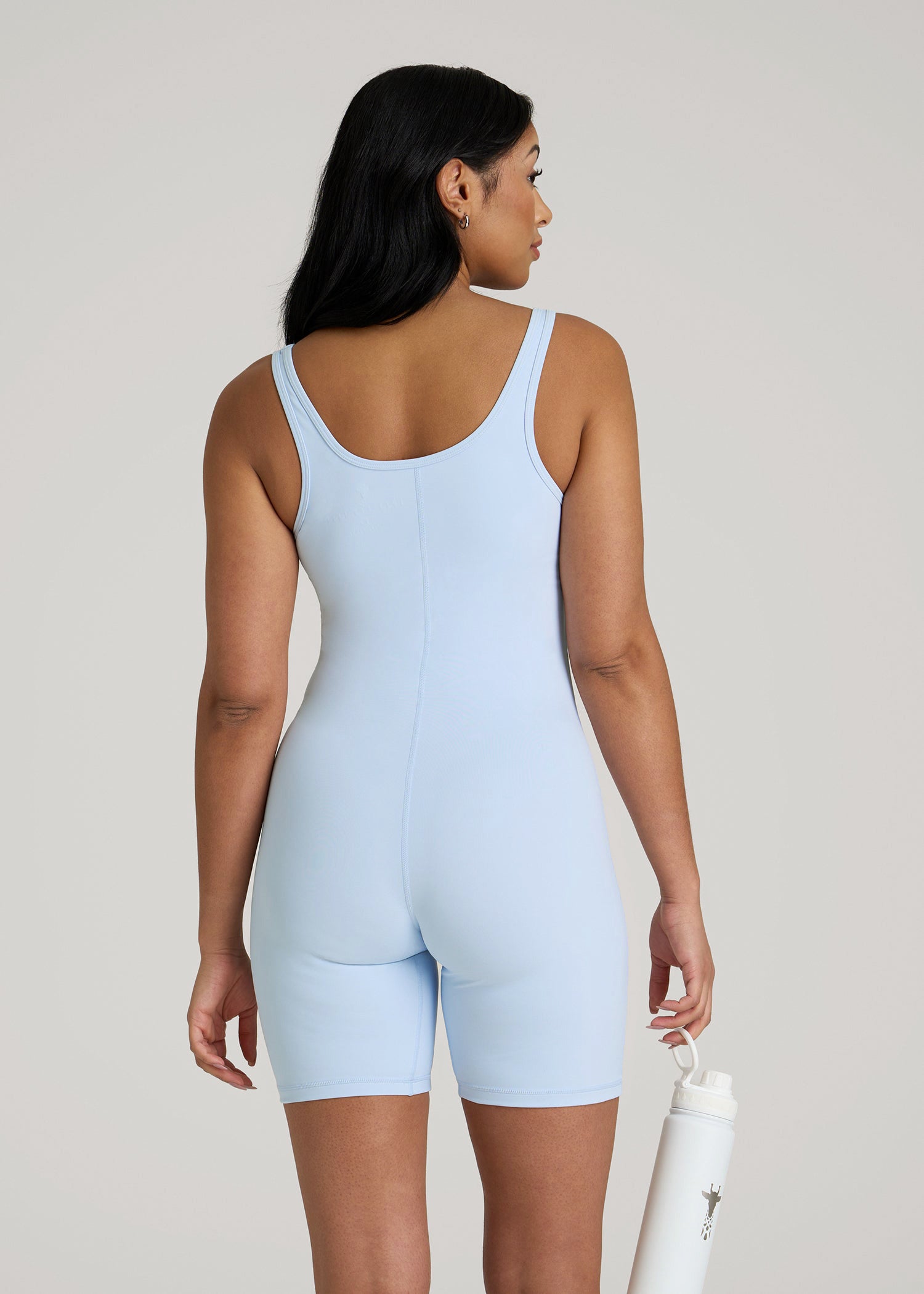 American Tall Online Shop | Balance Scoopneck Romper for Tall Women in Ice Blue